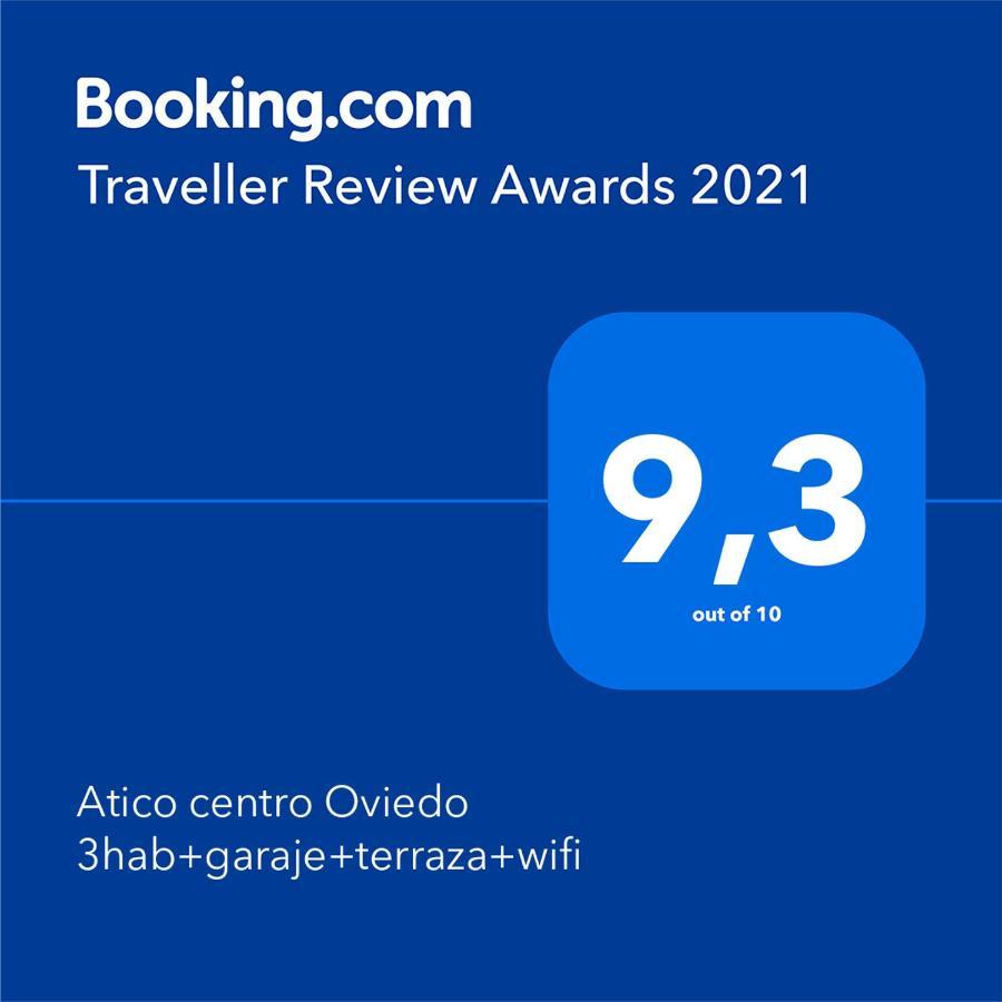 Apartmán Atico Centro Oviedo 3Hab+Garaje+Terraza+Wifi Exteriér fotografie